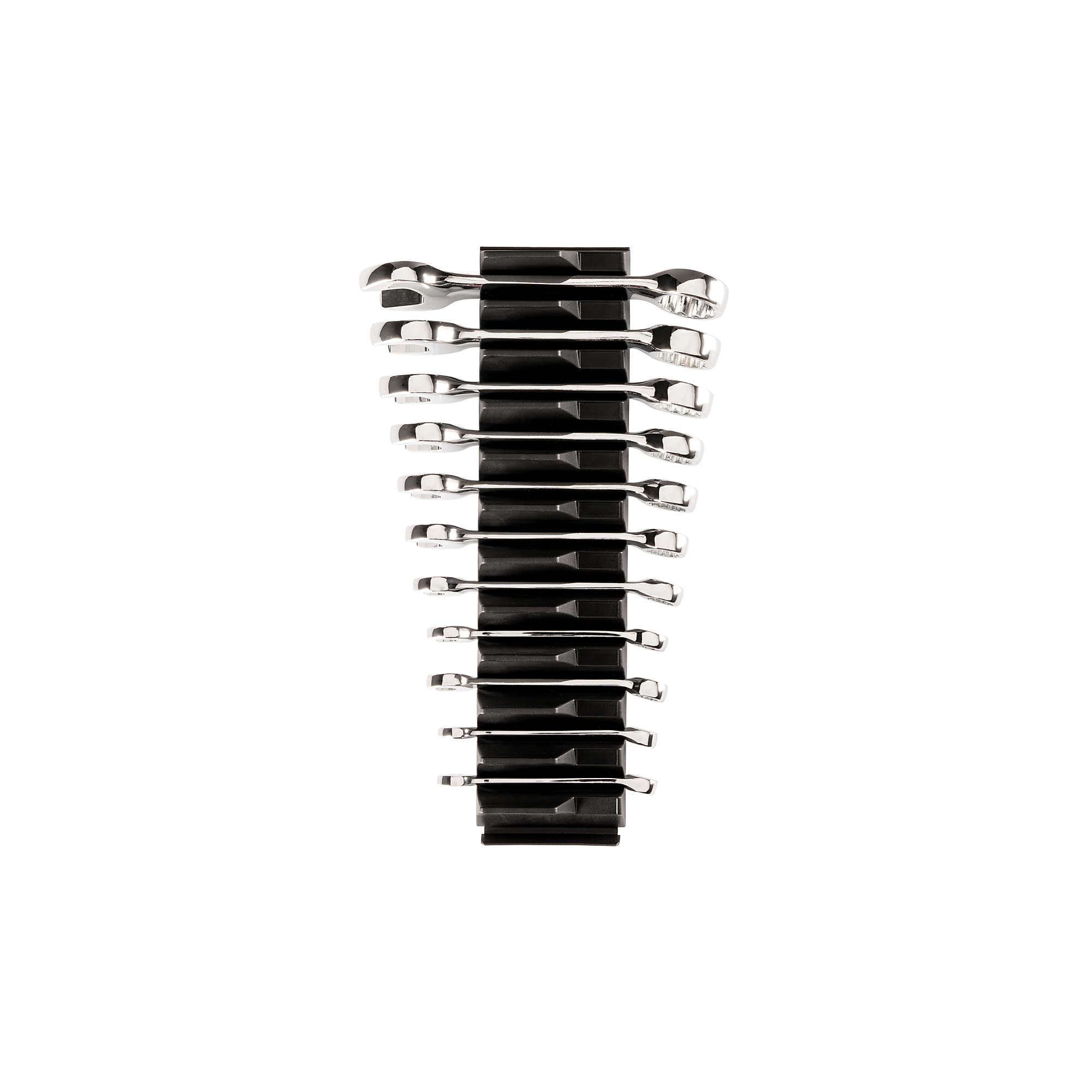 TEKTON Stubby Combination Wrench Set with Modular Organizers, 11-Piece (1/4-3/4 in.) | WCB95401